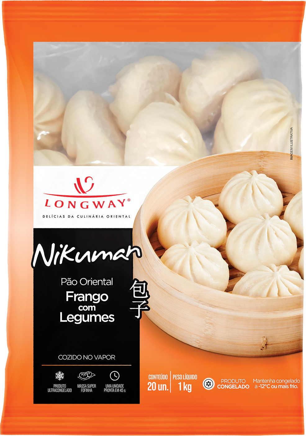 Nikuman frango saco