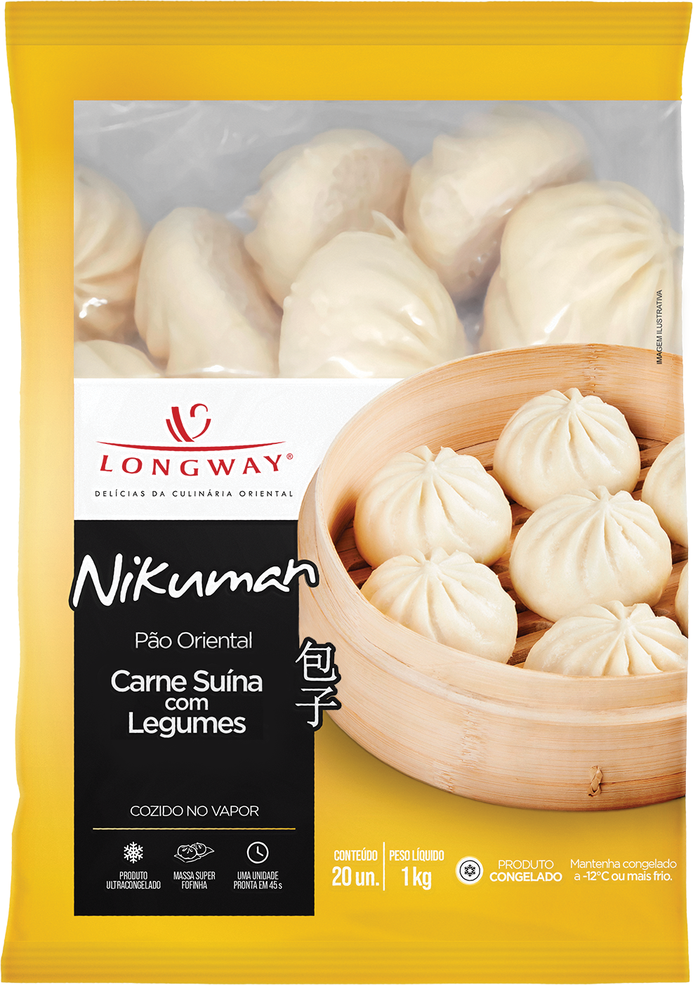 Nikuman suíno saco